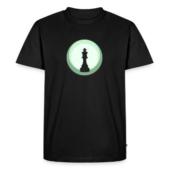Échecs Échecs Pièces d’échecs - T-shirt Premium bio Homme - noir - Devant - Nico (187cm)