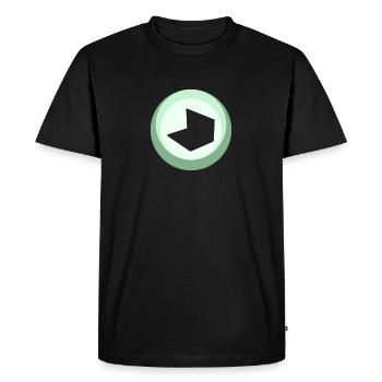 Blog Blogging Homepage - Men's Premium Organic T-Shirt - black - Front - Nico (187cm)