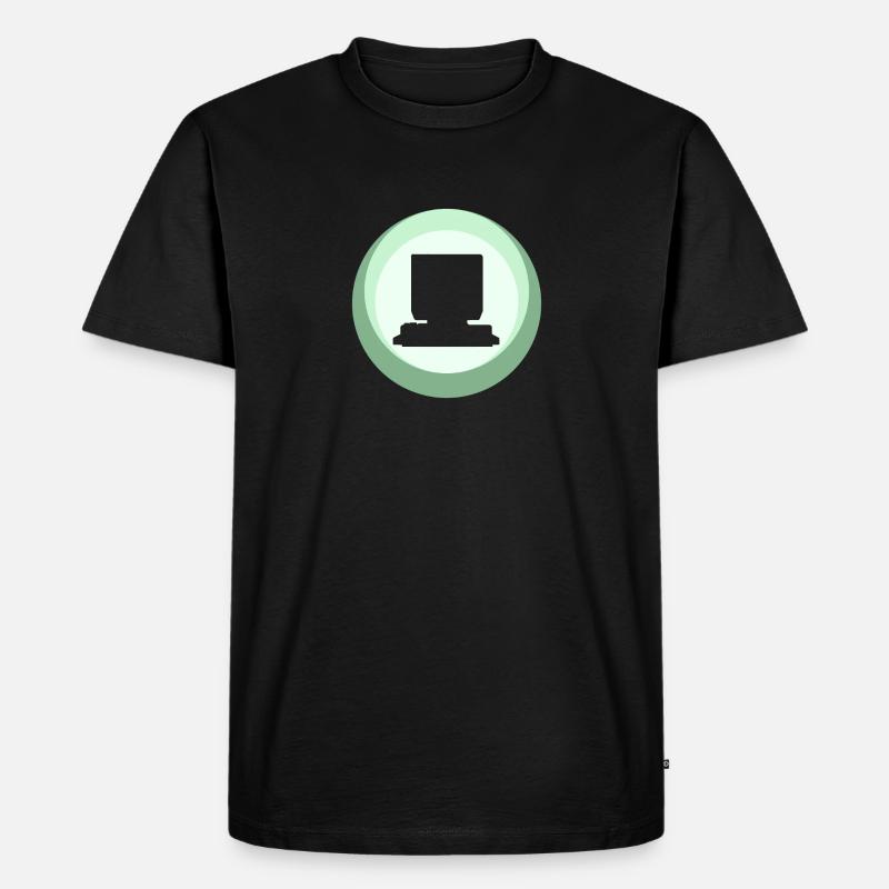 Computer Informatik Online - Männer Premium Bio T-Shirt - Schwarz