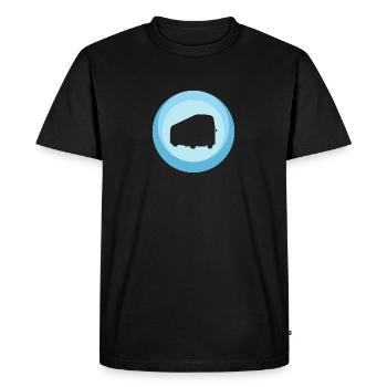Bus Bus Public transport - Men's Premium Organic T-Shirt - black - Front - Nico (187cm)