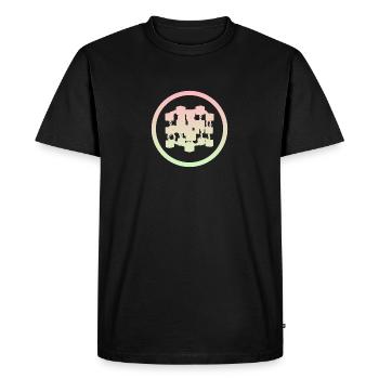 Cryptocurrency Blockchain Bitcoin - Men's Premium Organic T-Shirt - black - Front - Nico (187cm)