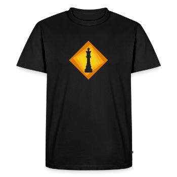 Chess Chessboard Checkmate - Men's Premium Organic T-Shirt - black - Front - Nico (187cm)