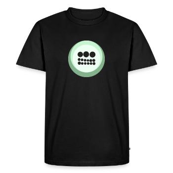Numismatics Coin Science Numismatics - Men's Premium Organic T-Shirt - black - Front - Nico (187cm)