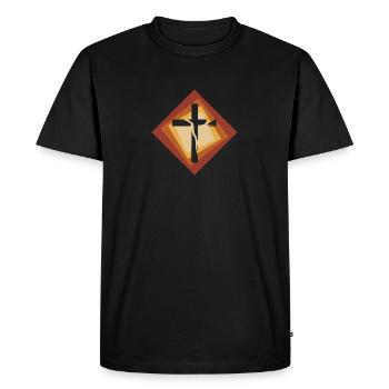 Bible Christ Bible - T-shirt Premium bio Homme - noir - Devant - Nico (187cm)