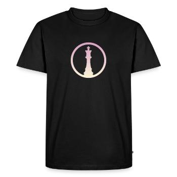 Chess Strategy Chess Pieces - Men's Premium Organic T-Shirt - black - Front - Nico (187cm)