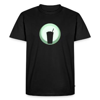 Tee Bubble Bubble Thé Bulle - T-shirt Premium bio Homme - noir - Devant - Nico (187cm)