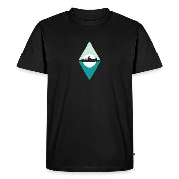 Kanu Wildwasser Kajak - Männer Premium Bio T-Shirt - Schwarz - Vorne - Nico (187cm)
