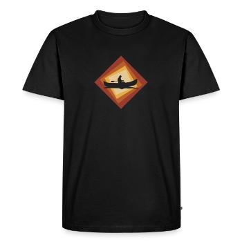 Canoë Rafting Rafting - T-shirt Premium bio Homme - noir - Devant - Nico (187cm)