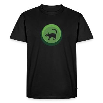 Cryptozoology Bigfoot Fable - Men's Premium Organic T-Shirt - black - Front - Nico (187cm)