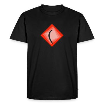 Boomerang Lancer Boomerang - T-shirt Premium bio Homme - noir - Devant - Nico (187cm)