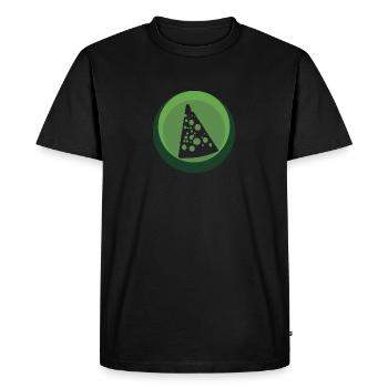 Cheese Gourmet Mouse - Men's Premium Organic T-Shirt - black - Front - Nico (187cm)