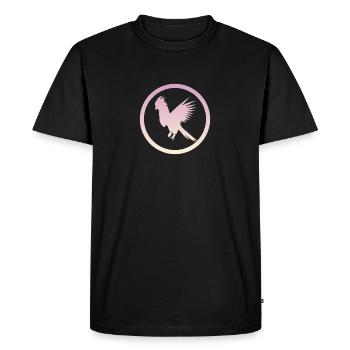 Cacatoès Oiseau Oiseau - T-shirt Premium bio Homme - noir - Devant - Nico (187cm)