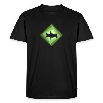 Canoë Kayak Gouvernail - T-shirt Premium bio Homme - noir - Devant - Nico (187cm)