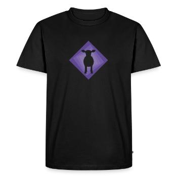 Cornes de vache - T-shirt Premium bio Homme - noir - Devant - Nico (187cm)