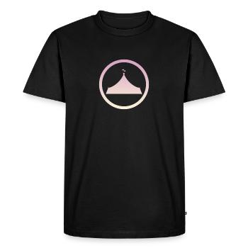 Chapiteau de cirque Elephant Circus - T-shirt Premium bio Homme - noir - Devant - Nico (187cm)