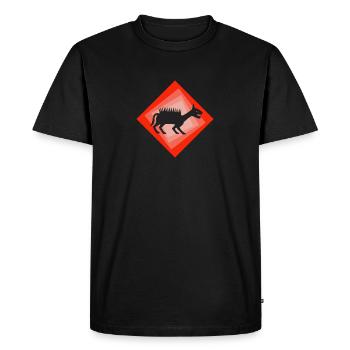 Mythical Creatures Mythical Beast Fable - Men's Premium Organic T-Shirt - black - Front - Nico (187cm)