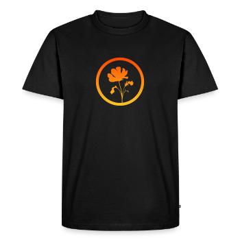 Flore botanique Horticulture - T-shirt Premium bio Homme - noir - Devant - Nico (187cm)
