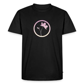 Plantes de la flore botanique - T-shirt Premium bio Homme - noir - Devant - Nico (187cm)