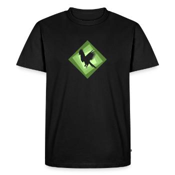 Perroquet cacatoès Perroquet - T-shirt Premium bio Homme - noir - Devant - Nico (187cm)