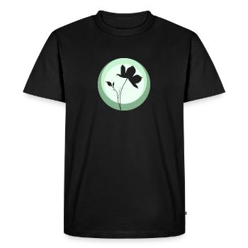 Botanique Herboristerie Flore - T-shirt Premium bio Homme - noir - Devant - Nico (187cm)