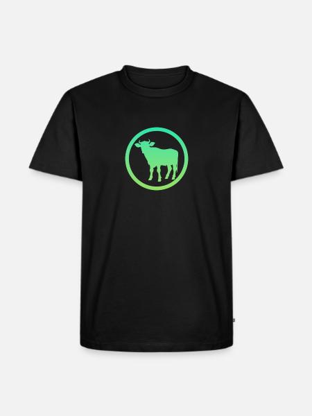 Vaches Vache Agriculture - T-shirt Premium bio Homme - noir