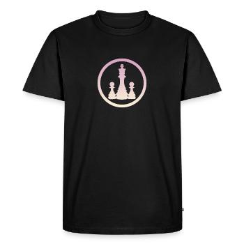 Echecs Echecs Echecs Echecs - T-shirt Premium bio Homme - noir - Devant - Nico (187cm)