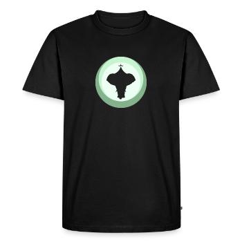 Chapiteau de cirque Clown de cirque - T-shirt Premium bio Homme - noir - Devant - Nico (187cm)