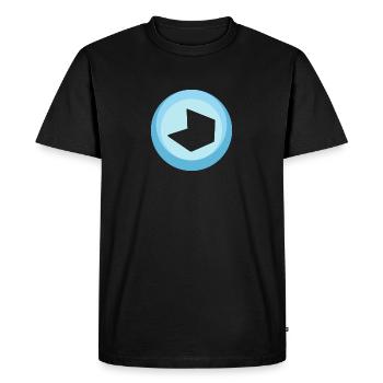 Blog Homepage Blogger - Men's Premium Organic T-Shirt - black - Front - Nico (187cm)