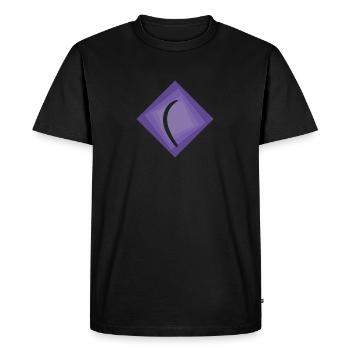 Bâton de lancer Boomerang Bâton de lancer - T-shirt Premium bio Homme - noir - Devant - Nico (187cm)