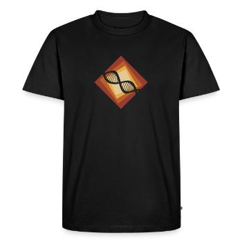 Biologie Biologie ADN - T-shirt Premium bio Homme - noir - Devant - Nico (187cm)