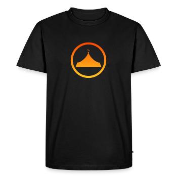 Tente de cirque Titeau de cirque de clown - T-shirt Premium bio Homme - noir - Devant - Nico (187cm)