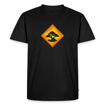 Arbre Bonsaï Grow - T-shirt Premium bio Homme - noir - Devant - Nico (187cm)