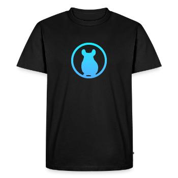 Rongeur Tamia Chinchilla - T-shirt Premium bio Homme - noir - Devant - Nico (187cm)