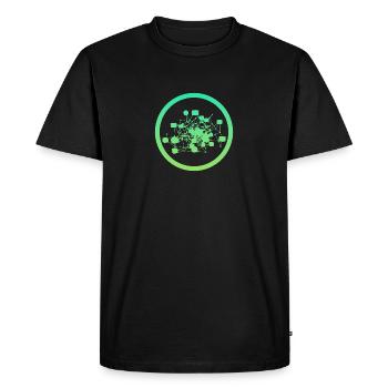 Cryptocurrency Blockchain Cryptocurrency - Men's Premium Organic T-Shirt - black - Front - Nico (187cm)