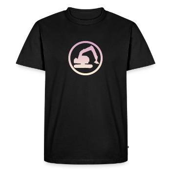 Conducteur d’excavatrice Conducteur d’excavatrice Conducteur d’excavatrice - T-shirt Premium bio Homme - noir - Devant - Nico (187cm)
