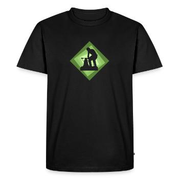 Blacksmith Forging Forming - Men's Premium Organic T-Shirt - black - Front - Nico (187cm)