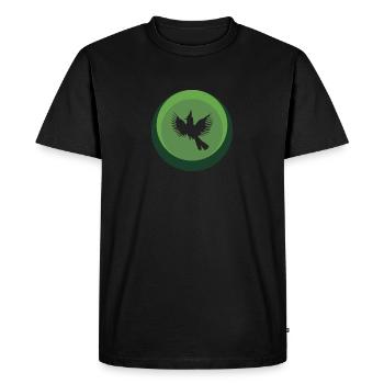 Cockatiel Vogel Cockatiel - Männer Premium Bio T-Shirt - Schwarz - Vorne - Nico (187cm)