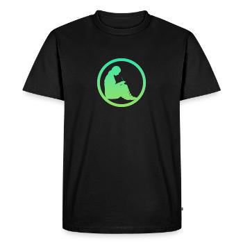 Häkeln Wolle Nähen - Männer Premium Bio T-Shirt - Schwarz - Vorne - Nico (187cm)