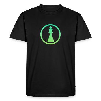 Echec et mat Echecs Echecs Echec et mat - T-shirt Premium bio Homme - noir - Devant - Nico (187cm)