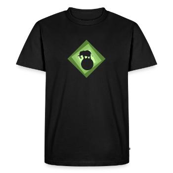 Cirque Clown Cirque - T-shirt Premium bio Homme - noir - Devant - Nico (187cm)