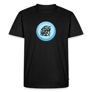Cheese Gourmet Cheese - Men's Premium Organic T-Shirt - black - Front - Nico (187cm)