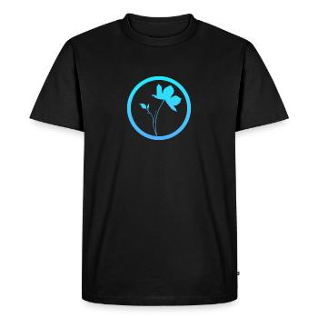 Botanique Horticulture Botanique - T-shirt Premium bio Homme - noir - Devant - Nico (187cm)