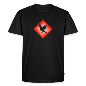 Cacatoès Ara Cacatoès - T-shirt Premium bio Homme - noir - Devant - Nico (187cm)
