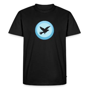 Ailes d’animaux Animal - T-shirt Premium bio Homme - noir - Devant - Nico (187cm)
