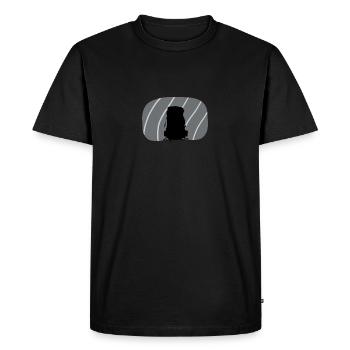 Backpacking Wandern Rucksack - Männer Premium Bio T-Shirt - Schwarz - Vorne - Nico (187cm)