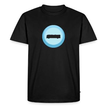 Bus Bus Driver Driver - Men's Premium Organic T-Shirt - black - Front - Nico (187cm)