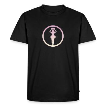 Pom-pom girl pompon - T-shirt Premium bio Homme - noir - Devant - Nico (187cm)