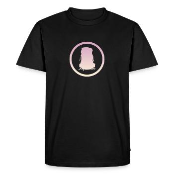 Backpacking Hike Backpack - Men's Premium Organic T-Shirt - black - Front - Nico (187cm)