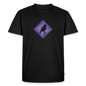 Perruche, Oiseau, Observation D’oiseaux - T-shirt Premium bio Homme - noir - Devant - Nico (187cm)