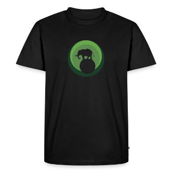 Chapiteau de cirque Chapiteau de cirque Cirque - T-shirt Premium bio Homme - noir - Devant - Nico (187cm)